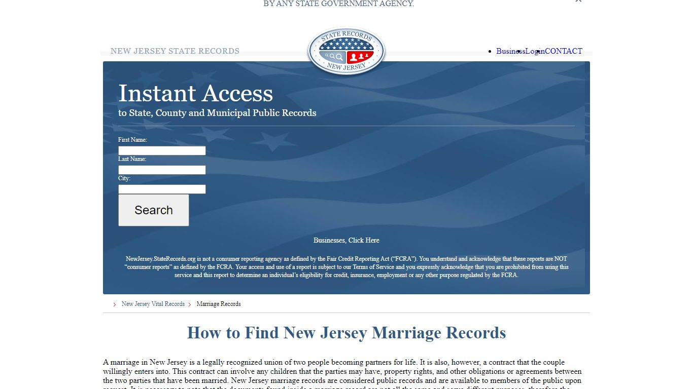 How to Find New Jersey Marriage Records